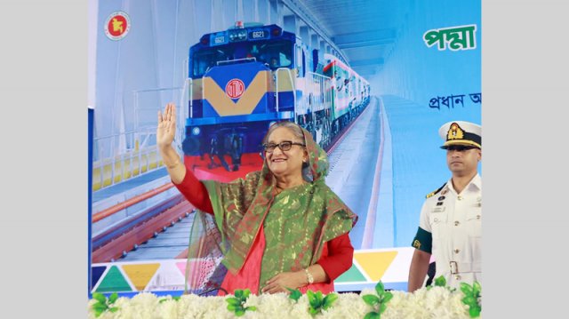 ঢাকা-ভাঙ্গা রেল যোগাযোগের উদ্বোধন করেছেন প্রধানমন্ত্রী