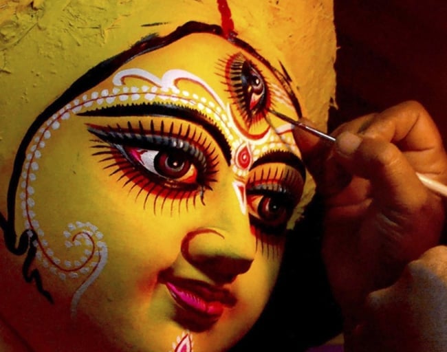 মহালয়ার মধ্য দিয়ে দুর্গাপূজা শুরু