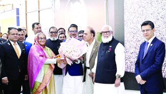 জার্মানি সফর শেষে দেশে ফিরেছেন প্রধানমন্ত্রী