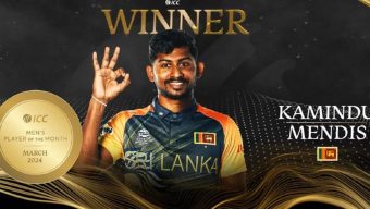 বাংলাদেশকে ভোগানো কামিন্দু আইসিসির মাসসেরা