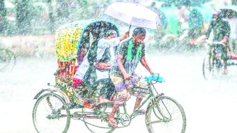 ৩ বিভাগে বেশি বৃষ্টিপাতের আভাস