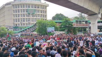 কোটা বাতিলের দাবিতে আবারও শিক্ষার্থীদের শাহবাগে অবস্থান