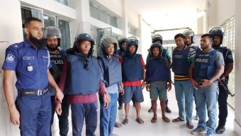 বান্দরবানে কেএনএফ সদস্য সন্দেহে আটক ৫ জন কারাগারে