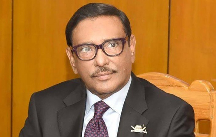 কোটা বিরোধী আন্দোলনকে বিএনপি সরকার বিরোধী রূপ দেওয়ার পাঁয়তারা চালাচ্ছে : ওবায়দুল কাদের