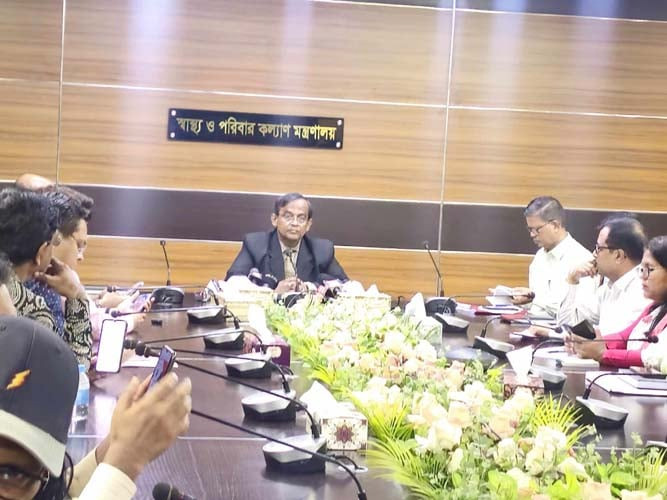 স্বাস্থ্য সুরক্ষা আইনের খসড়া মন্ত্রিপরিষদ বিভাগে যাচ্ছে