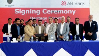 এবি ব্যাংক ও হেরিটেজ রিসোর্টের মধ্যে চুক্তি স্বাক্ষর